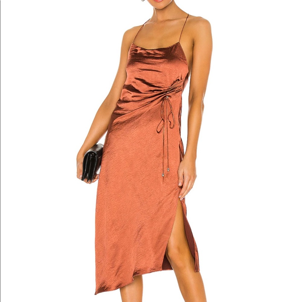 Significant Other Aura Dress in Chocolate